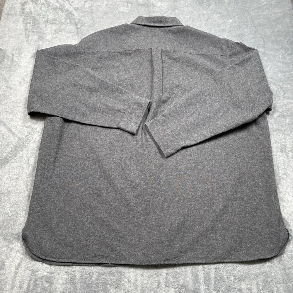 L.L. Bean Chamois Flannel Shirt Men's 3XL Long Sleeve Heavyweight Maroon Outdoor - Picture 7 of 7
